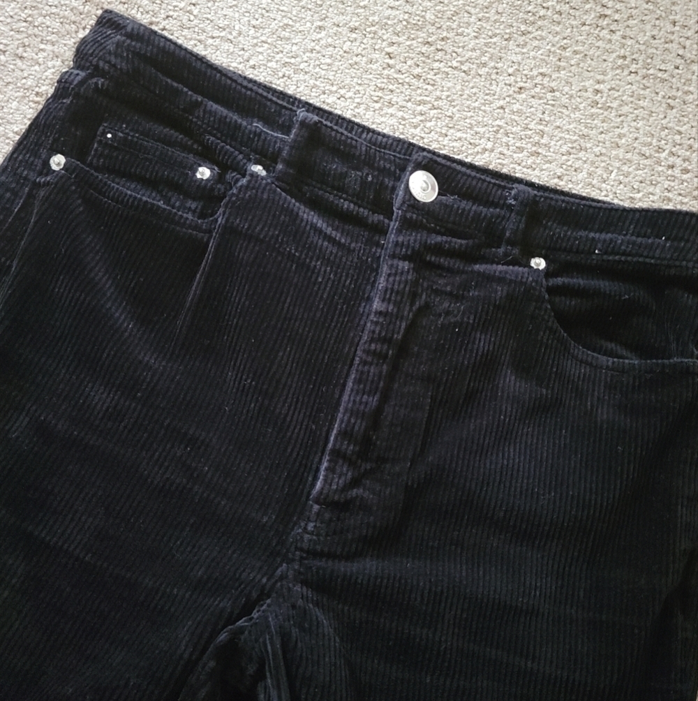 Divided Black Corduroy Straight Leg Jeans - Picture 5 of 9